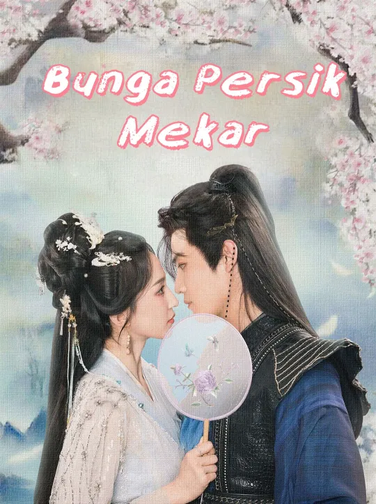 Bunga Persik Mekar